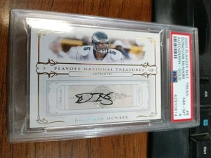 Playoff National Treasures 2007 Donovan McNabb #8 Gold Auto 10/10 NFL Eagles - Imagen 1 de 3