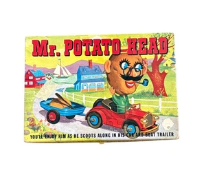 Vintage Rare Mr Potato Head Funny Face Parts Lot Hassenfeld Brothers 1950s + Box - Picture 1 of 6