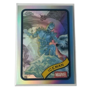 2025 Topps Chrome Marvel Ice Man Refractor BJMO - Picture 1 of 2