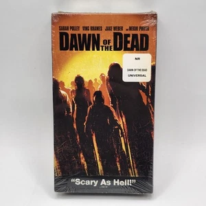Dawn of the Dead VHS 2004 Ving Rhames Zombie Horror Sarah Polley With Watermarks - Picture 1 of 4