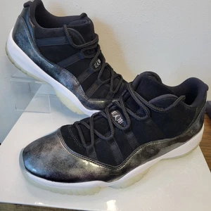 Como Nuevo - Nike Air Jordan 11 Retro Low Barons Zapatos Talla-11 Para Hombres 528895-010 Bonitos - Imagen 1 de 9