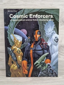 Cosmic Enforcers Sci-Fi Superhero  RPG Rulebook (Myrmidon Press, 1997, VG/EX) - Picture 1 of 7