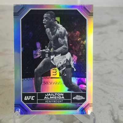 2024 Topps Chrome UFC Negative Refractor #86 Jailton Almeida 🇧🇷 - Image 1 of 3