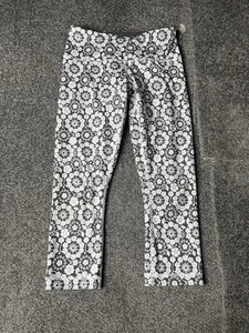 Lululemon Wunder Under Crop Leggings Womens Size 4 Grey Twiggy Printed Tight 21” - Bild 1 von 13