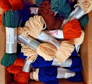 Bernat Luxuria Tapestry Yarn (100% Wool) - 40-Yards/Skein -Lot of 44 Skeins -New - Picture 1 of 14
