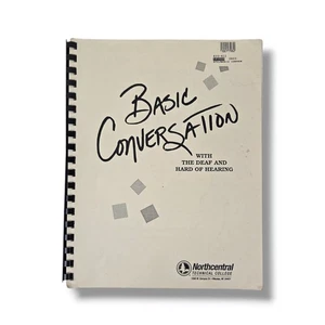 Basic Conversation with the Deaf and Hard of Hearing ASL Sign Language Book - Picture 1 of 9