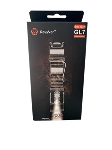 RovyVon GL7 G2 2000 Lumen Super Bright USB C Rechargeable Flashlight NEW - Picture 1 of 2