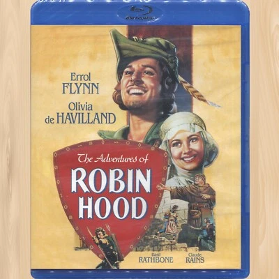 OLIVIA de HAVILLAND Errol Flynn THE ADVENTURES OF ROBIN HOOD Blu-ray        0127 - Image 1 of 2