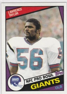 LAWRENCE TAYLOR CARD 1984 Topps VITAGE FOOTBALL New York Giants NFL HOF SHARP! - Bild 1 von 2