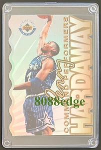 1996 UPPER DECK ANFERNEE HARDAWAY v MICHAEL JORDAN DIE-CUT JUMBO CARD #/5000 UDA - Bild 1 von 2