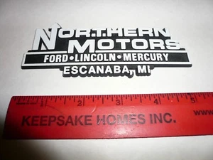 Emblema de placa de identificación de ventas de Northern Motors guión concesionario publicidad - Imagen 1 de 1