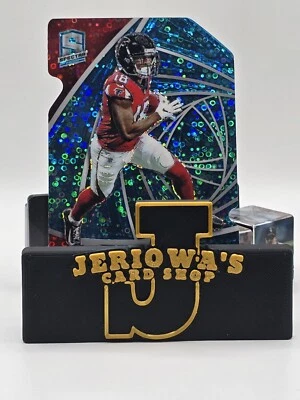 2019 Panini Spectra Atlanta Falcons Blue Neon Die-Cut Calvin Ridley /50 #121 - Image 1 of 3