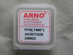 Placa de corte Arno, serie I + K para perforar, PI 19 AK20/TiAlN - Imagen 1 de 2