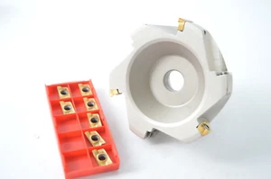 90 grados Fresadora de cara indexable 6F cortadora de fresado de carcasa frontal 100 mm +10* APMT - Imagen 1 de 4