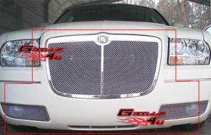 Combo de rejilla de malla de acero inoxidable para Chrysler 300 05-10 - Imagen 1 de 2