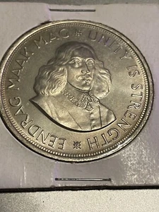 South Africa 1961 50 Cents, Rare Grade, Superb Ultra Cameo Proof - Picture 1 of 4