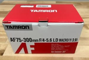 Tamron AF 75-300mm f/4.0-5.6 LD Macro (1:3.9) for Canon AF Model 672DE - Picture 1 of 13
