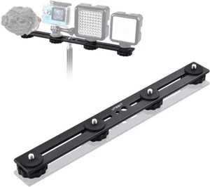 Dual Flash Bracket 30cm/11.8 inches Extension Flash Bracket Aluminum Alloy  LED - Picture 1 of 7