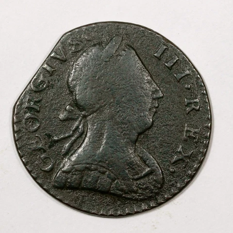 1776 V 6-76A R-4 Machin Mills Colonial Copper Coin Cover