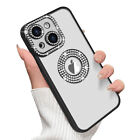 Diamond Glitter For Iphone 15 Plus 15 Pro Max Magsafe Tpu Bling Magsafe Cover