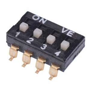 4 Way SMD DIL Switch 2.54mm - Picture 1 of 1