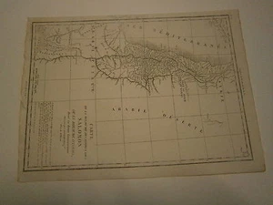 Carte de la monarchie des Hébreux sous Salomon ou Royaume d'Israël bible - Imagen 1 de 1