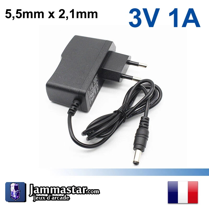 Adaptateur Secteur 100-240V DC 3V 1A - Alimentation - Power Supply - 5.5x2.1mm - Photo 1/1