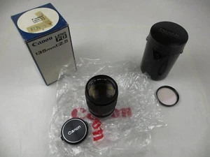 MINT Canon FD 135mm f/2.5 Telephoto MF Prime Lens - Picture 1 of 14