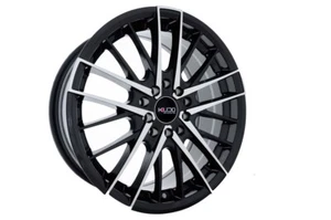 Kudo Racing Destruction 16x7 5x100 5x114.3 5x4.5 Black Machined Wheels Rims (4) - Picture 1 of 9