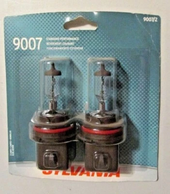 NUEVO PAQUETE DE 2 bombillas halógenas básicas para faros SYLVANIA 9007 Foto 1 de 2