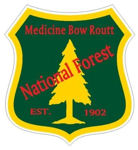 Medicine Bow Routt National Forest Sticker R3272 YOU CHOOSE SIZE - Picture 1 of 1