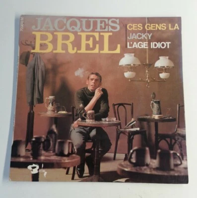 Vinilo N1185 45 RPM Jacques Brel, These People There Jacky Age Comics Idiot, F Foto 1 de 4