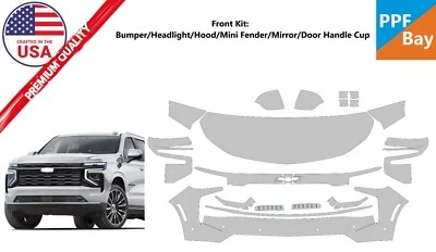 Película de protección de pintura delantera PreCutKit PPF para Chevrolet Suburban 2025 Foto 1 de 4