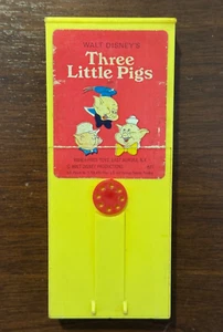 Three Little Pigs - Fisher Price Movie Viewer Cartridge Disney 481 *Works! - Imagen 1 de 4