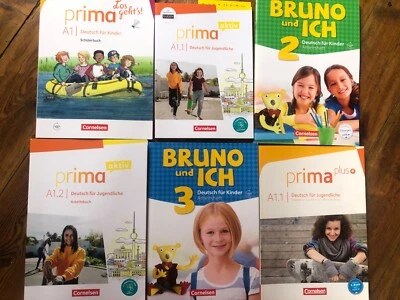Lote de libros nuevos de texto,alemán A1-B1 Cornelsen niños y adolescentes - Imagen 1 de 2