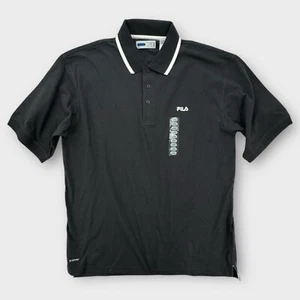 NWT FILA Mens Polo Shirt Mens Large Short Sleeve Summer Cotton Knit Sport Golf - Picture 1 of 7