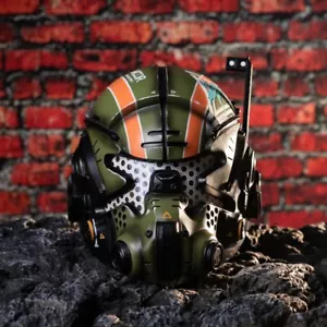 Xcoser Titanfall Jack Cooper Helmet Cosplay Mask Prop Updated Version LED Light - Picture 1 of 14
