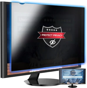 23 Inches Computer Privacy Screen Filter, Anti-Spy Anti-Glare Screen Protector F - Picture 1 of 12