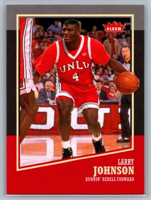 Fleer Retro #23 2013-14 Larry Johnson UNLV Runnin' Rebels Foto 1 de 2