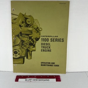 Caterpillar 1100 Serie LKW Motorbetrieb Wartung Scheckheft 1974 - Bild 1 von 3