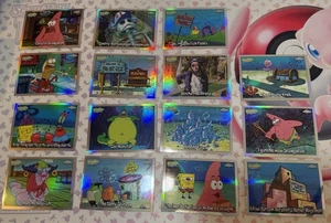 2025 Topps Spongebob 20 Card Lot ALL REFRACTOR "Careful Spongebob" + MORE - Picture 1 of 2