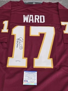 Charlie Ward Autographed/Signed Jersey PSA/DNA COA Red Custom Jersey - Picture 1 of 8