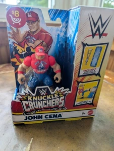 Figura de acción WWE Knuckle Crunchers John Cena Mattel sin usar, en caja - Imagen 1 de 5