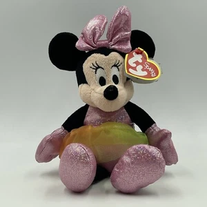 TY Sparkle 9” Disney Sparkle Minnie Mouse Ballerina Plush Toy 2014 - Picture 1 of 8