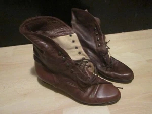 Damen Stiefelette Franco Fortini Roland Leder Größe 40 Braun - Bild 1 von 5