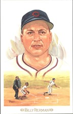 1989 Perez-Steele Celebration Postcards #17 Billy Herman OVERSIZED 