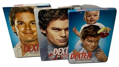 Dexter Seasons 2, 3, And 4 Dvd  Michael C Hall - Image 1 of 4