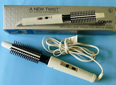 Cepillo de rizado y peinado CONAIR Hot modelo BC10X hecho en Hong Kong británico Foto 1 de 4