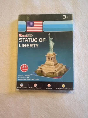 Statue Of Liberty 31pcs 3D Puzzle DIY Model Building Kit Kids Toy Free Shipping! - Image 1 of 4