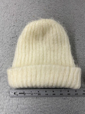 Gorro Toque Mujer Talla Única Marfil Suave Doble Tejido Mezcla Algodón Esquí Invierno Foto 1 de 4